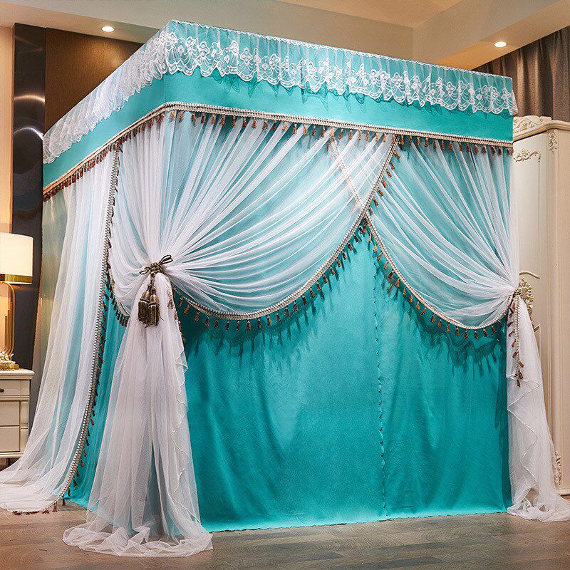 挡风遮光床帘家用卧室落地防尘床幔支架蚊帐公主风防风保暖风,床上用品,蚊帐,淘宝优惠券,粉丝福利购,淘宝优惠卷