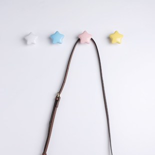 新款亮光星星衣柜外侧面挂钩免打孔高级感创意强力粘钩单个挂衣柜