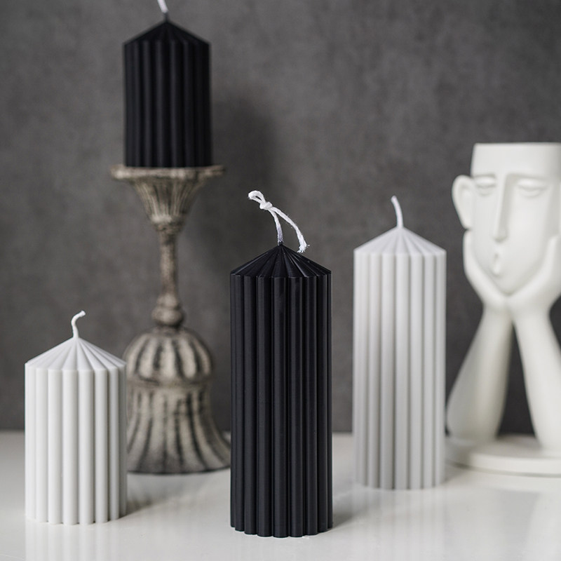 尖顶条纹压克力PC模具 香薰蜡烛diy粗齿条圆柱形蜡烛模具,家居饰品,香薰DIY材料/工具,淘宝优惠券,粉丝福利购,淘宝优惠卷