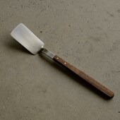 山隐造物 早餐煎铲手工制作牛排煎锅铲子煎鱼披萨家用 不锈钢铲