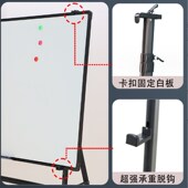 黑板家用支架式 升降伸缩写字板白板油画画架 A型可移动可折叠儿童