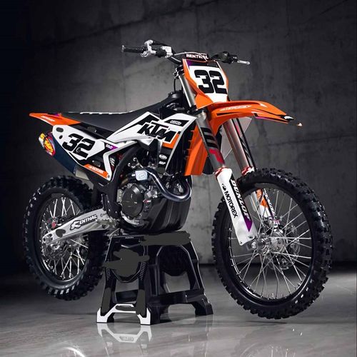适用23 24年KTM 250 300 350EXC SXF开禧恒舰Z300贴花贴膜车贴画