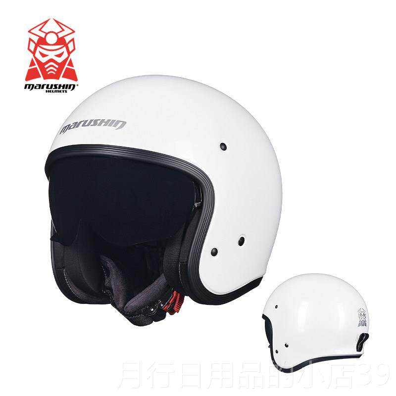 正品马鲁h申ausinm复古半盔摩托车头盔太子半覆式夏季安全头盔rL1
