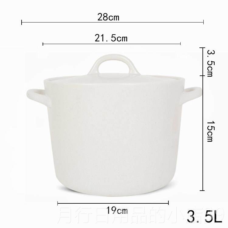 正品7.2升型锂辉石耐高温容桶石锅 大量糖水铺子陶瓷熬煮煲汤锅砂