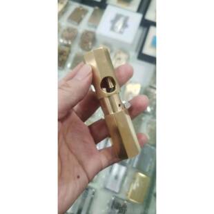 正品首领黄铜油打火机复古老式重型战工壕点烟斗古董送父亲煤节手