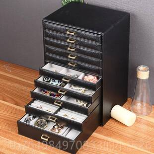 正品式大容量多首饰盒多功能韩、层欧式手首饰收纳盒饰首盒女士生