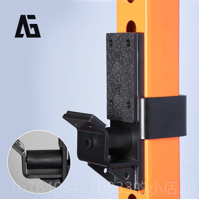 正品深架杠铃杆臀桥蹲用乐卧推健身房史密斯滚轴挂钩专刻J挂钩定