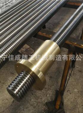 厂家加工大型精密机床梯形丝杆Tr60T70T80T90T100T120正反牙传动