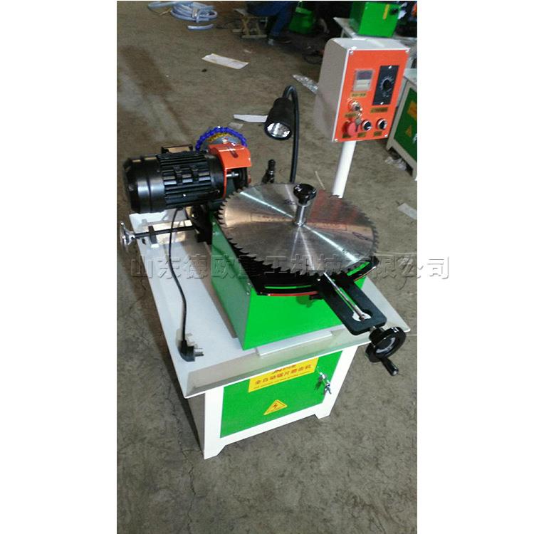 全自动合金锯片磨齿机 锯片研磨除锈一机多用 小型木工修磨锯片机