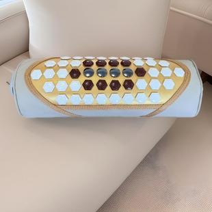 能量石磁石加热颈椎枕托玛琳电加热枕头护颈锗石枕头