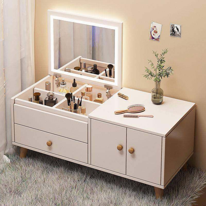 简约飘窗梳妆台镜子桌子小型化妆柜台出租屋卧室化妆桌收纳柜一体,五金/工具,五金工具箱/五金收纳箱,淘宝优惠券,粉丝福利购,淘宝优惠卷