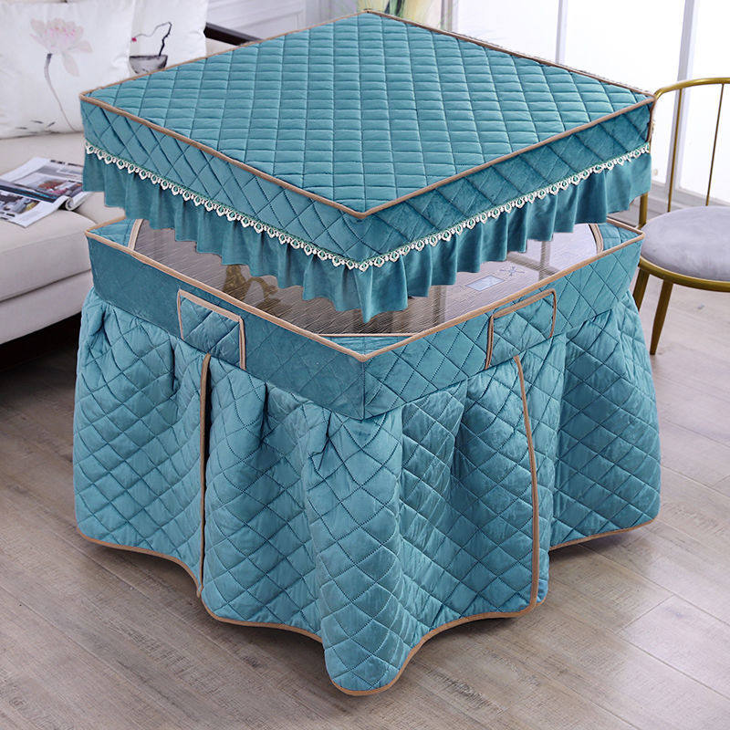 新款加厚正方形桌罩电炉罩套烤火罩烤火桌子罩套桌布80*80炉子罩,居家布艺,烤火罩,淘宝优惠券,粉丝福利购,淘宝优惠卷