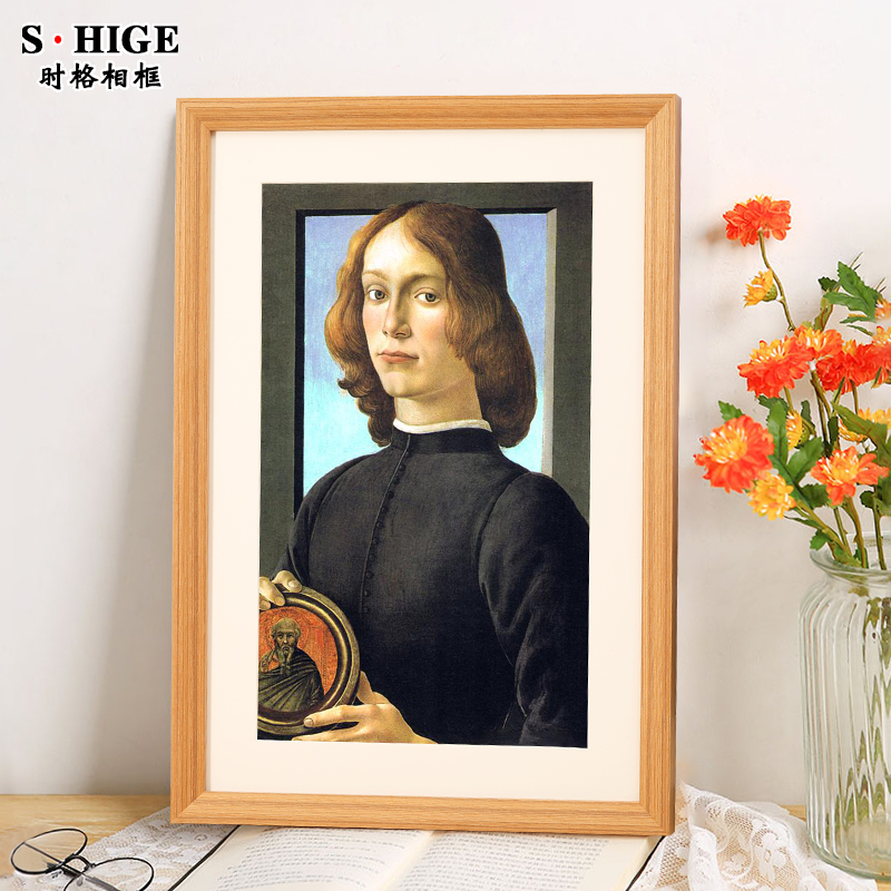 实木画框装裱挂墙a3相框8kA4开素描卡纸大尺寸外框架定制任意尺寸