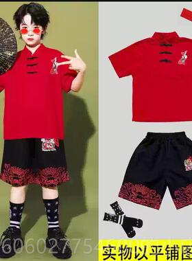 六一中国风汉服国潮BGY-2025小学生会运动服装啦开 幕式演队出服