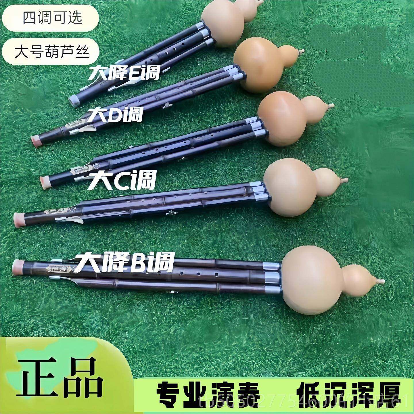 CGP紫竹调葫芦丝大b大c调大D降大降E调小把位缩孔版易按孔低调音