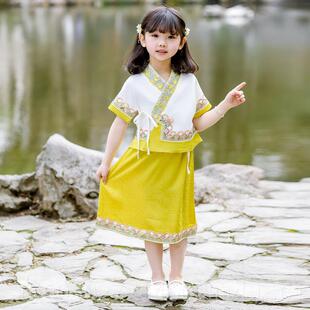 男童傣族服装夏季儿西童风少数民族演出服孩云FMF南双版纳泰国女