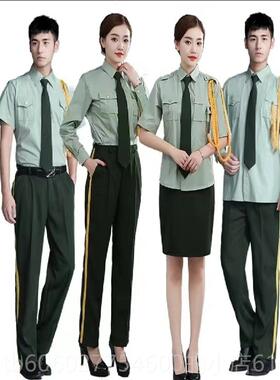 学校夏季短袖款升旗服手红歌会装礼文ZQJ工团鼓乐队服演出服舞台