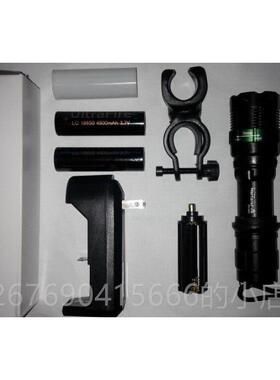 高档1850ledQ可5战术强充光手电筒 机械无极变焦 远6射电防水包邮