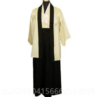 高档传儿童日本统道服练2-11周岁宝宝和服成人表功武士服男童演出