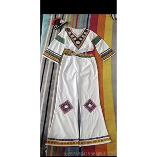 高档儿童服成表人彝族喊月亮舞蹈同考款艺考少数民族演出女款级演