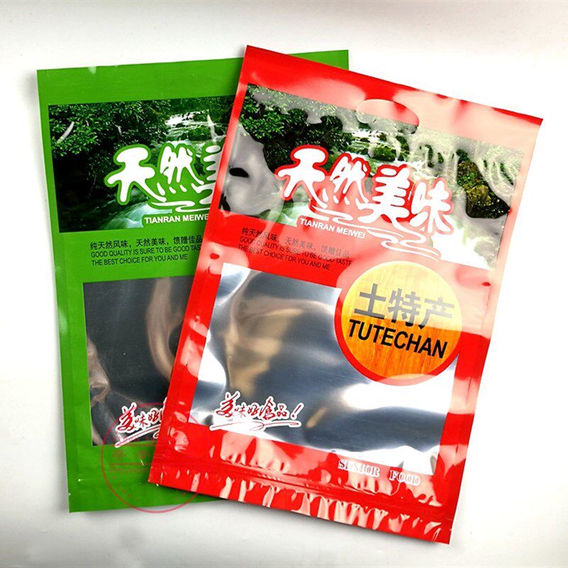 美味山货食品干货土特产小鱼干通用包装袋 250g500g装自封袋