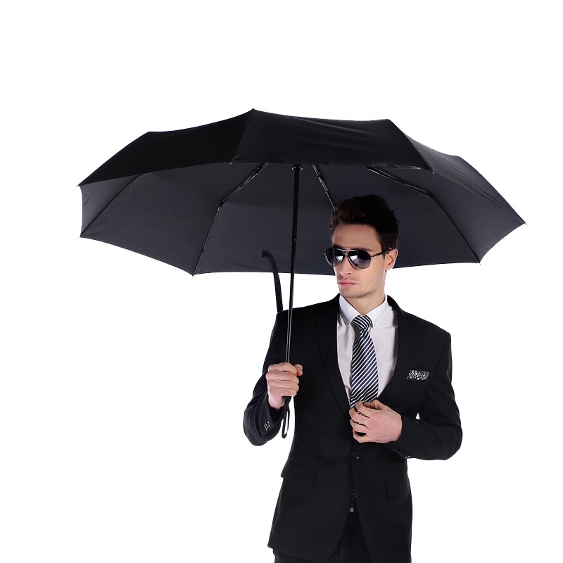 梵爵 折叠雨伞超大全自动三折伞防风十骨加固遮阳伞男女三人创意