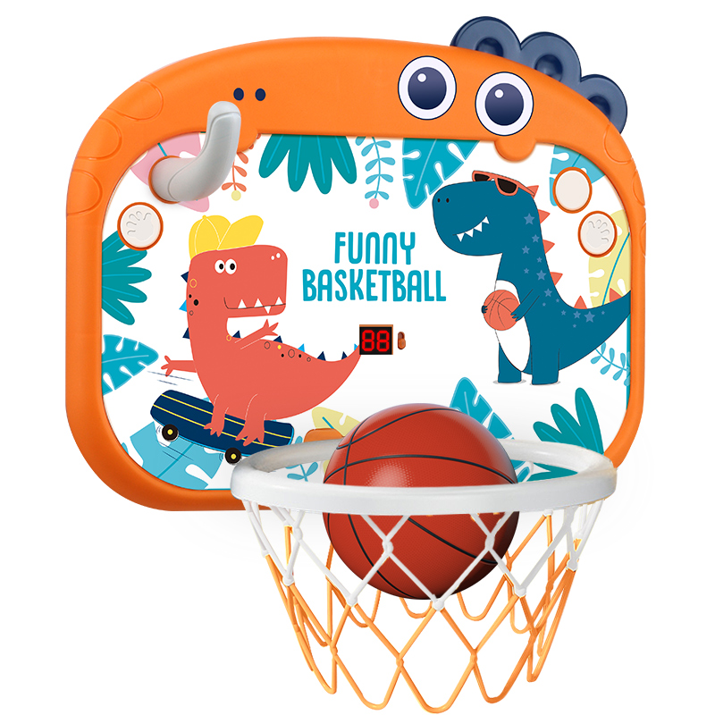 儿童篮球框室内挂式可升降家用免打孔投篮架女宝宝3-6岁男孩玩具5