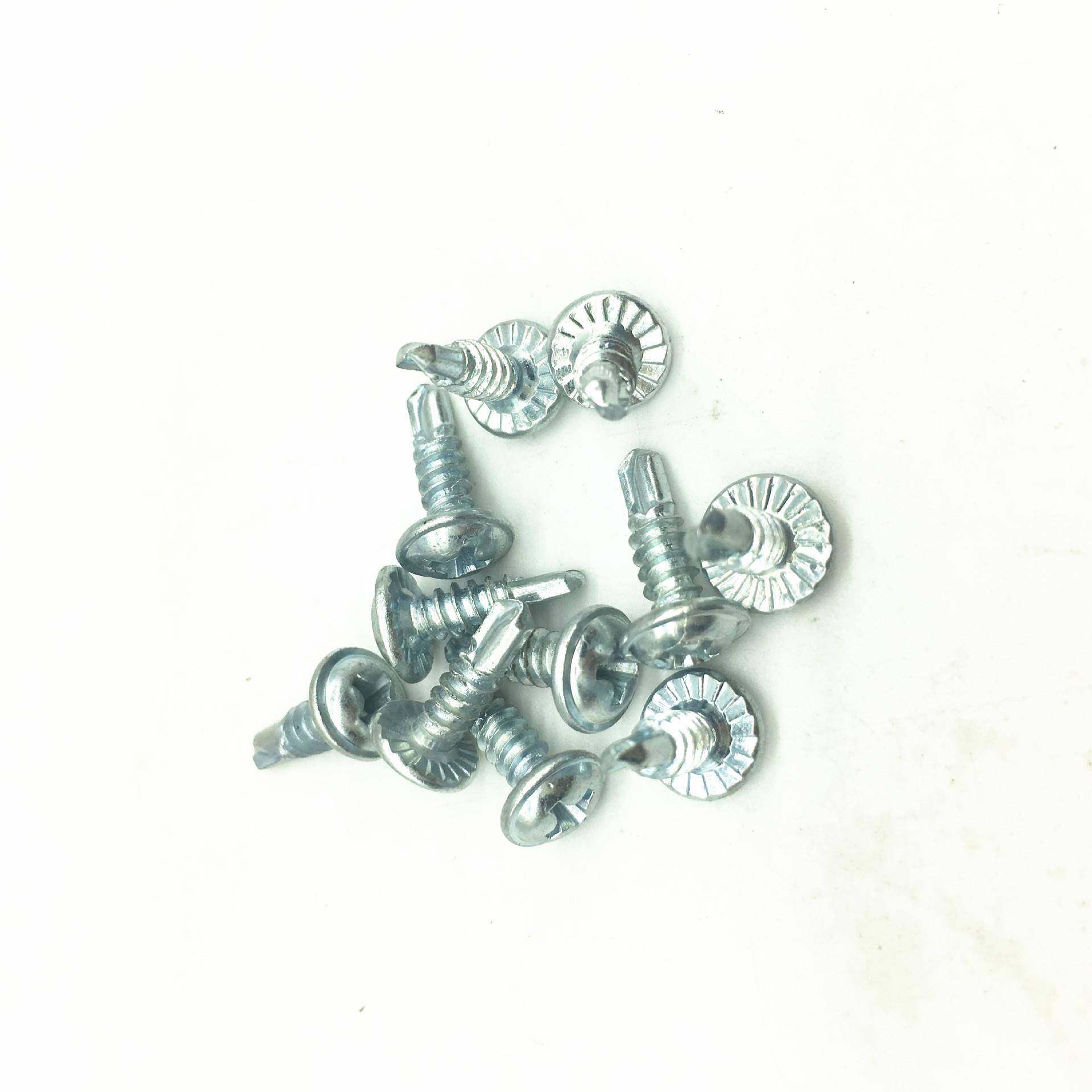 工自厂直销防滑槽圆头十字华钻尾螺丝司大扁带槽燕尾钉自攻OZP头