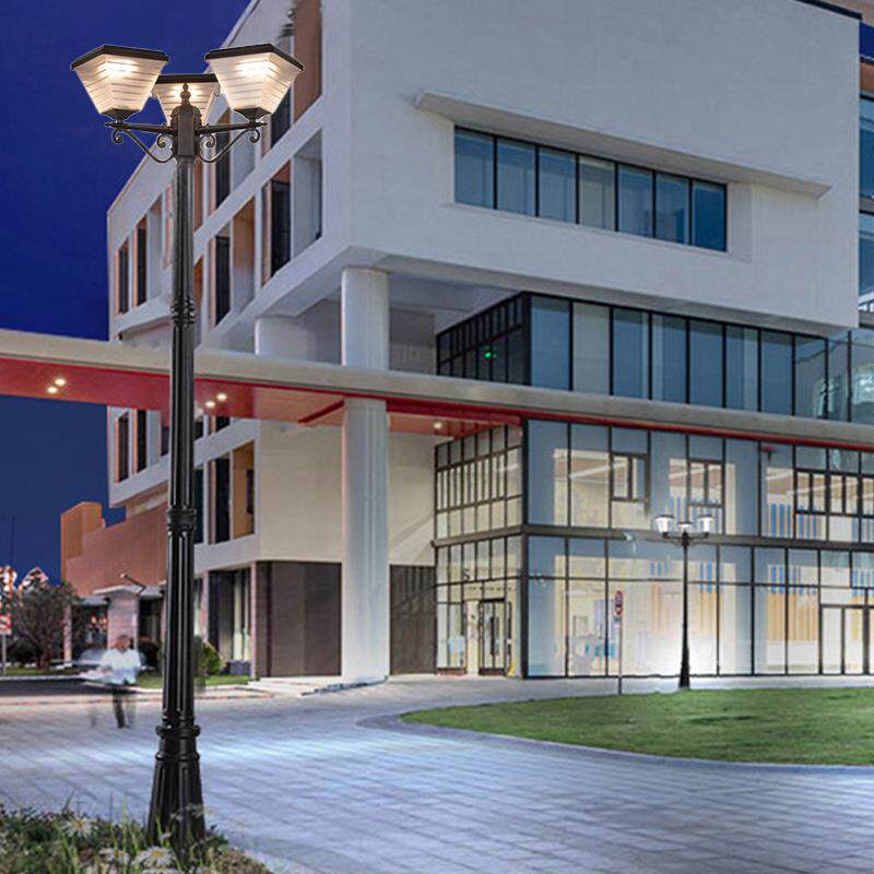 多头高杆一体VBW化太阳能庭院灯户外新草农村坪广场市明电led照路