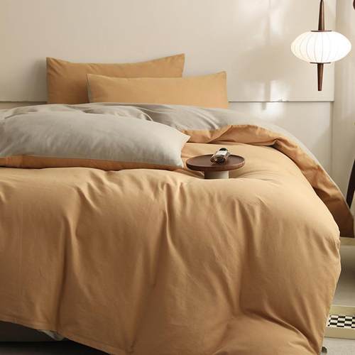 单品被PBR套0轻s纯棉磨毛加厚纯色奢A件类纯色全棉单被罩1680*220