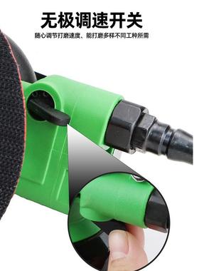 吸速机豹气打磨机木工砂纸动机5寸气磨ZI尘干磨汽车打蜡抛光机