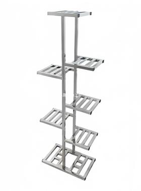 花子落架台FRR地不锈庭院花盆架户外装饰客厅阳靠钢墙架多层室内