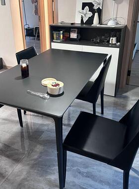 岩餐桌板底板大小户型用家饭桌F775S899长方加形现代简约餐桌椅子