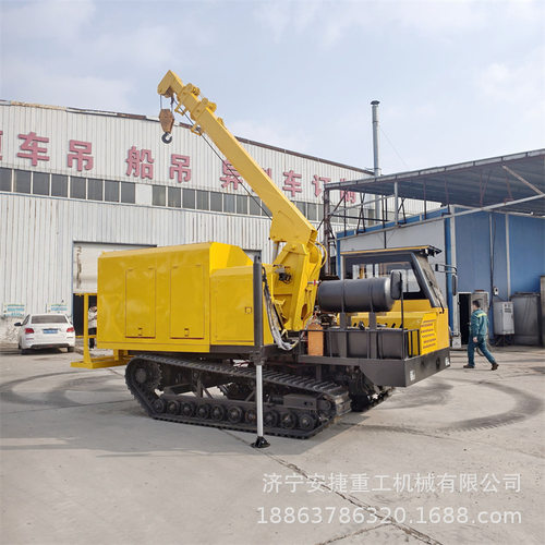 3吨吊机履带发电车 吊装发电运输一体机 沙漠野外工程应急发电车