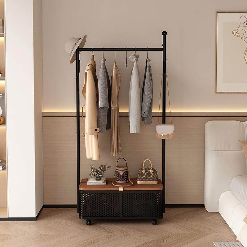 bky落地简约AUG轻卧室客厅简易移动收纳衣架架家用架挂衣衣子服奢