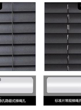 西大免打孔1铝合金百叶帘窗2帘卫生门间浴室百叶窗升降卷帘0.LB25