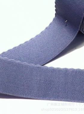 厂家货色涤纶加密月牙仿现尼龙松紧带裤头腰IXP服装辅彩料裙橡筋