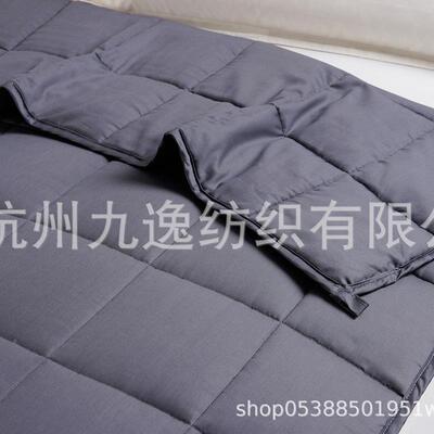 简约重松软舒适重力毯玻璃珠填充力重被套纯棉JY-002力被