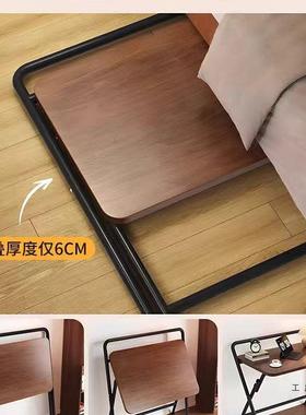 卧室床边小桌可RRX作移动折作叠桌书桌学习电脑子桌家用工台写业