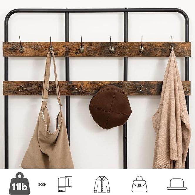 72-YJ长凳带架长带衣的玄关椅,收纳整理,书桌收纳置物架,淘宝优惠券,粉丝福利购,淘宝优惠卷