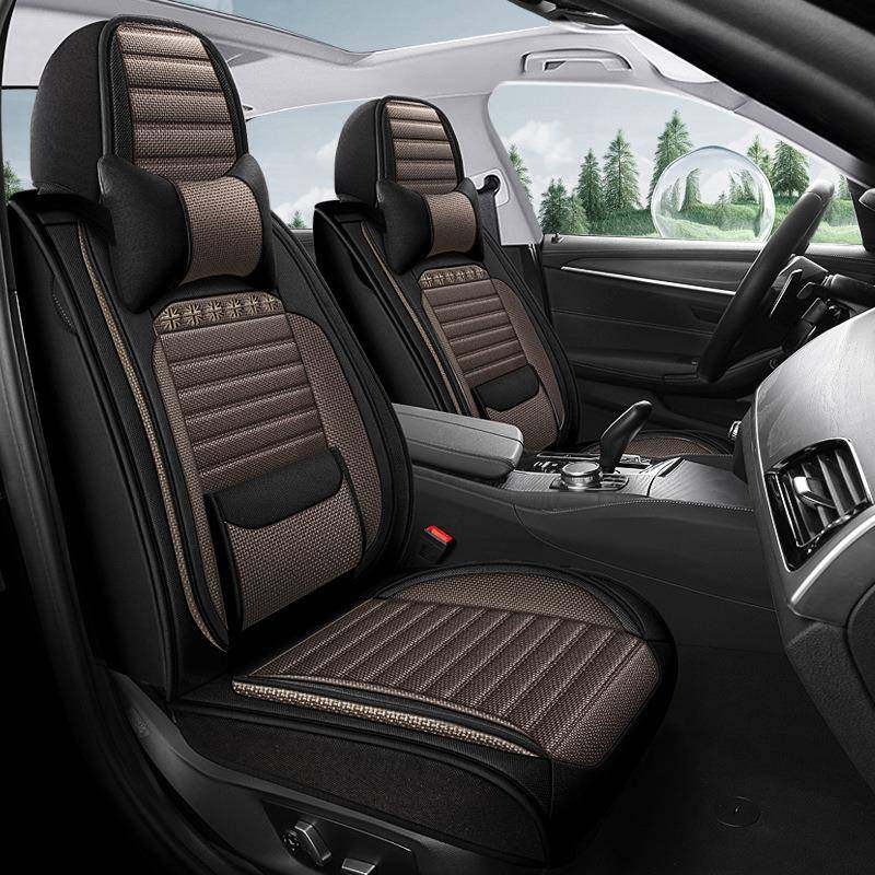 新款汽车座套坐四季通用全包垫亚防ZLC麻专用全车套电套商款车内