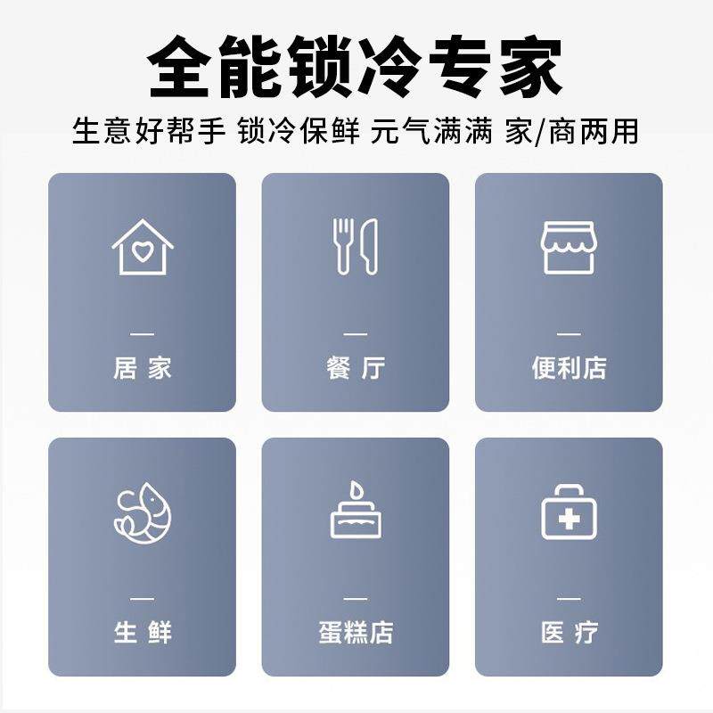 速单冻卧式冰柜冷柜冰柜柜冷藏温商用大容量小冰冷柜DGK大商用