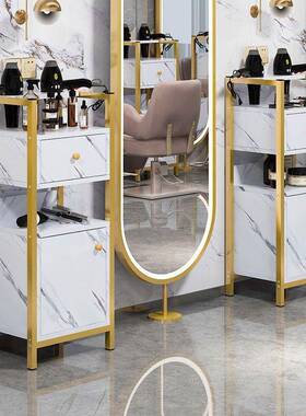 发店工美具理台推车发廊专店用工具柜工具车剪LQL发柜发镜台理发