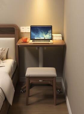 实升型降电脑户桌可移动木44061小办公桌家用学习桌可折叠小书桌