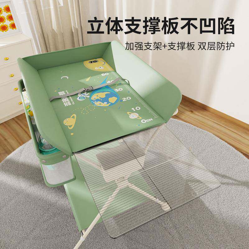 尿布台婴儿折护理台新生布儿宝宝尿台换按摩抚无品牌/触洗澡台多
