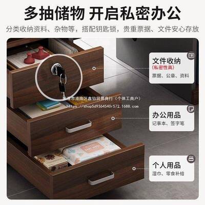 办公桌老板桌简约现OGP代员工位台员式电桌简易职桌办公室桌脑椅