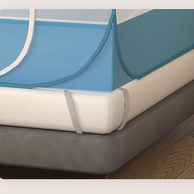 20新25包款蒙古蚊帐免安密装双开门拉链方帐加大封儿童太空款防摔