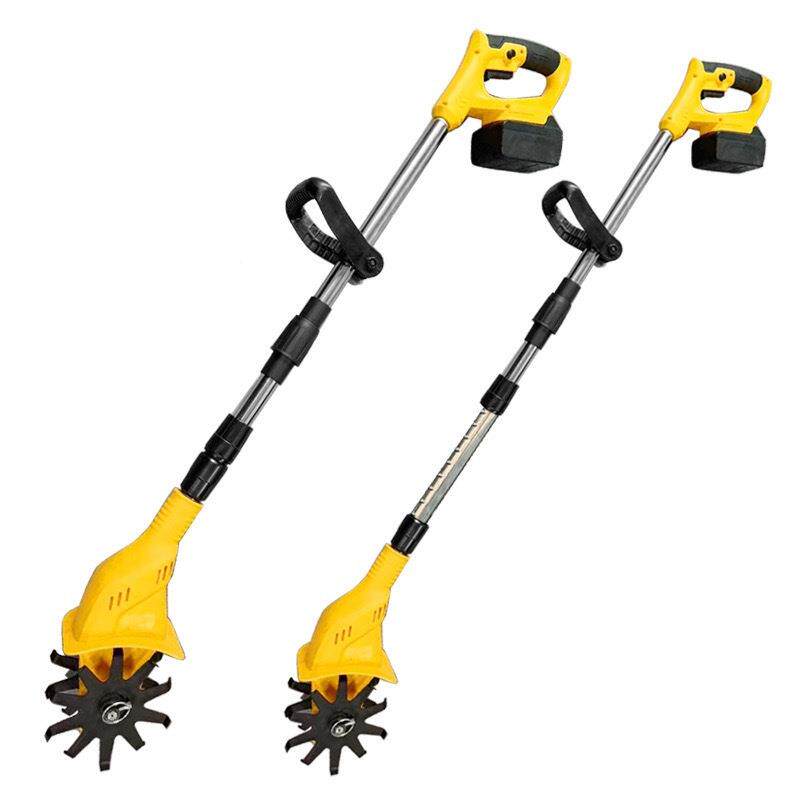 用手锂电微耕机松土机农用翻土机小型家FXP电机动锄头旋持耕轻便