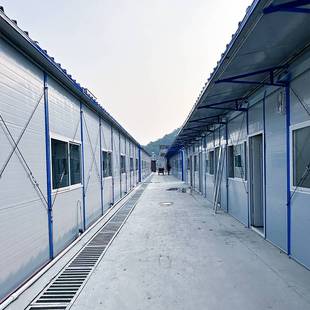 工地活动板房彩钢活动房临建集成房k式房防火阻燃简易房移动住人