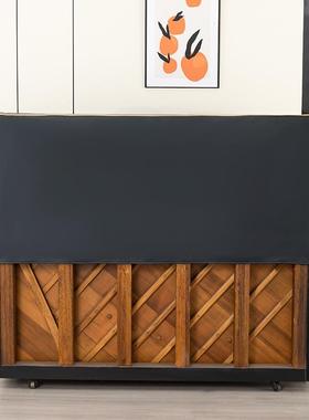 水免洗钢琴防尘罩罩半罩黑色简约凳套JBR高档艺电钢琴布罩全防罩